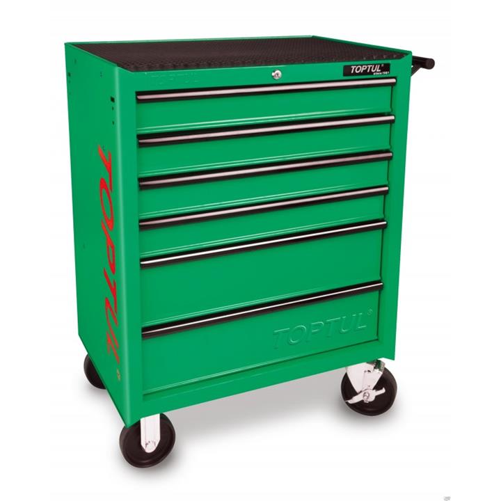 جعبه ابزار 6 کشو چرخ دار (سبز ) تاپ تول